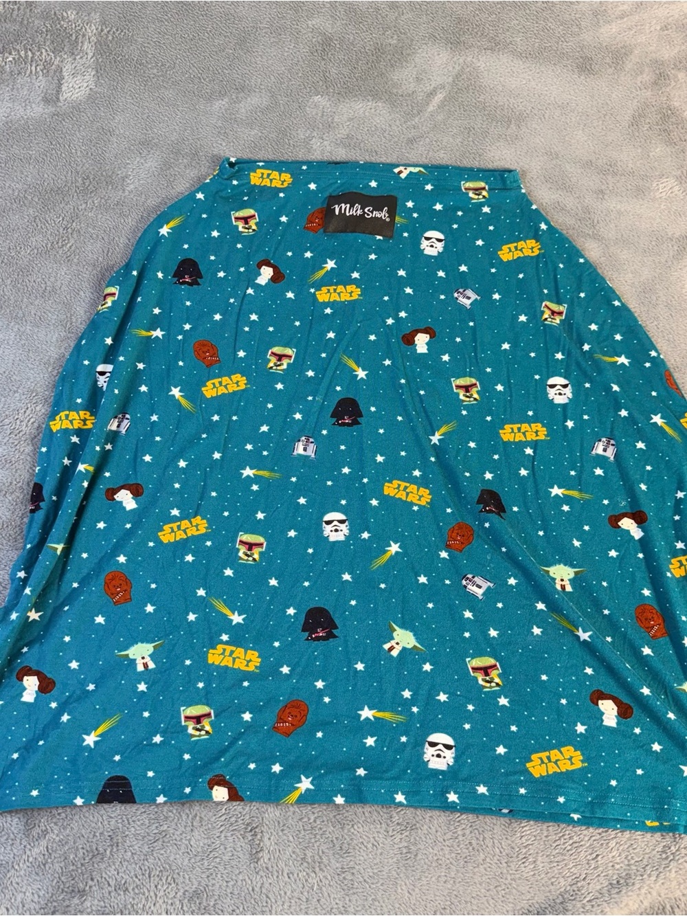 STAR WARS MILK SNOB 5-in-1 Nursing Privacy Car Seat Cover Stretchy Fabric Disney